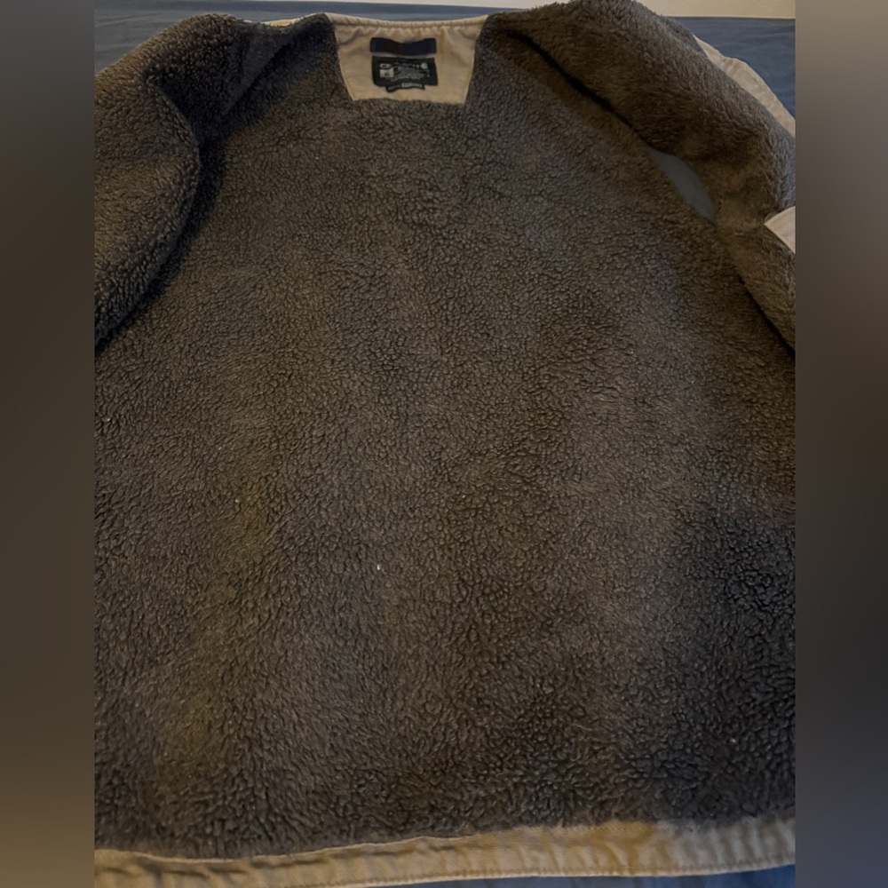Carhartt Vest Relaxed Fit Washed Duck Sherpa-Lined Vest
"Driftwood" Men's XL - Picture 3 of 7